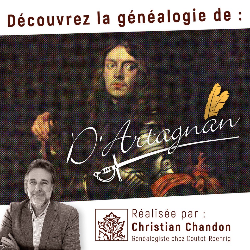 Découvrez la généalogie de… d’Artagnan Découvrez la généalogie de… d’Artagnan